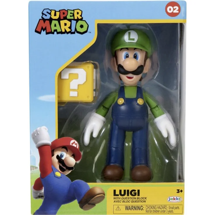 Super Mario - Luigi 10 cm Figur (Sammlerbox) – Bild 1
