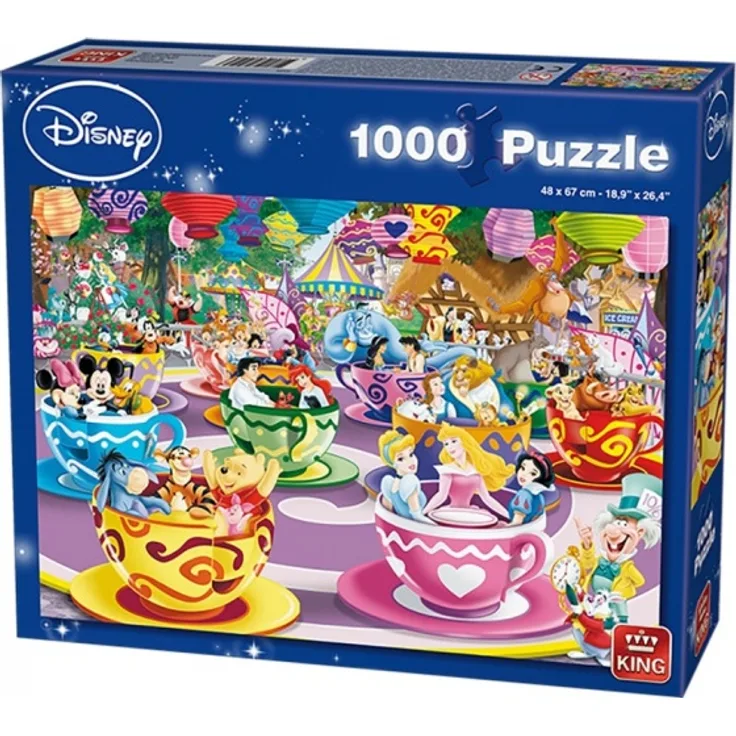 Puzzle Disney Mad Tea Cups 1000 Teile