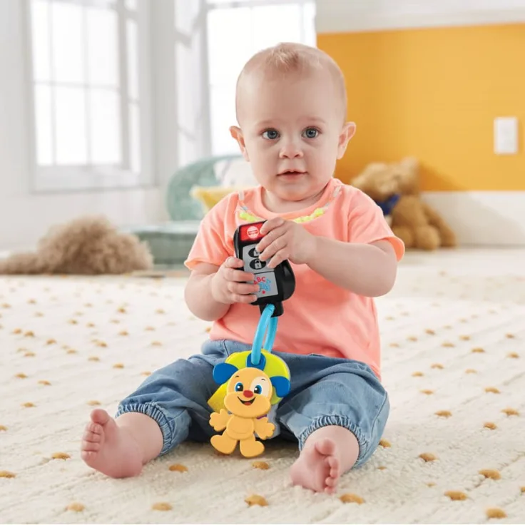 Mattel - Fisher-Price Lernspaß Baby Schlüsselbund mit Licht und Geräuschen