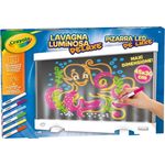 Crayola Deluxe Led-tafel Mit Filzstiften, Spielzeug Zeichenbrett Kinder, Led Zeichenbrett Mit 3 Lichteffekten, Radierbare Zaubertafel Zum Malen, Schreiben Und Zeichnen, Spielzeug Ab 6 Jahren