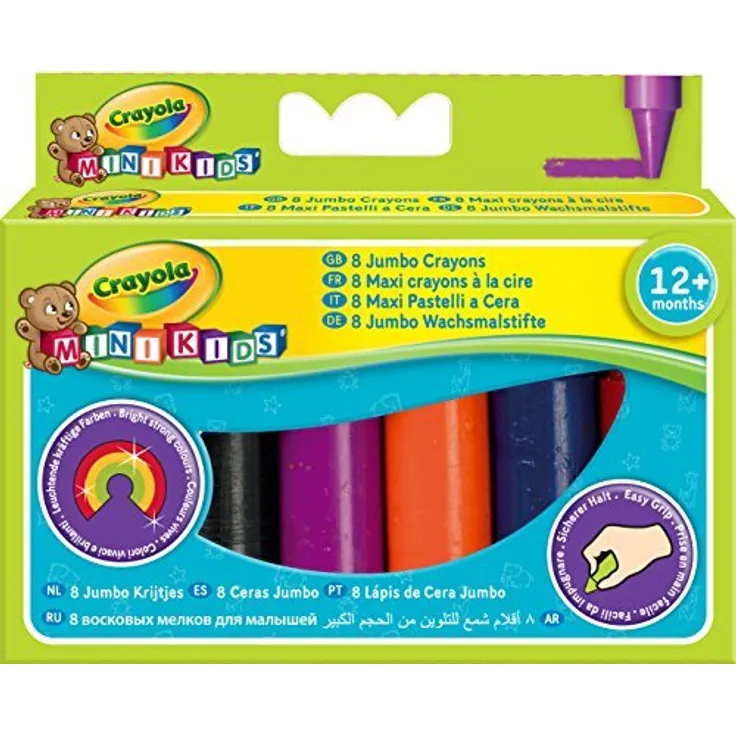 Crayola - Wachsmalstifte, extra-dick, 8 Stück