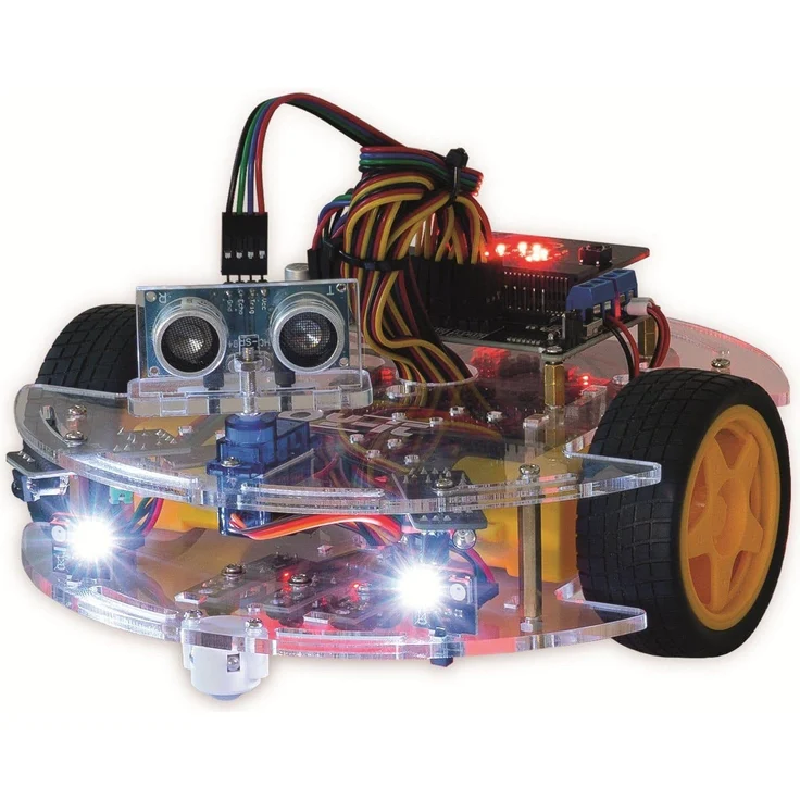 Joy-it Roboter Bausatz Micro:Bit "JoyCar" --- fertig aufgebaut