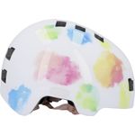 Fischer Fahrradhelm BMX Kinder Plus Splash S/M weiß/bunt