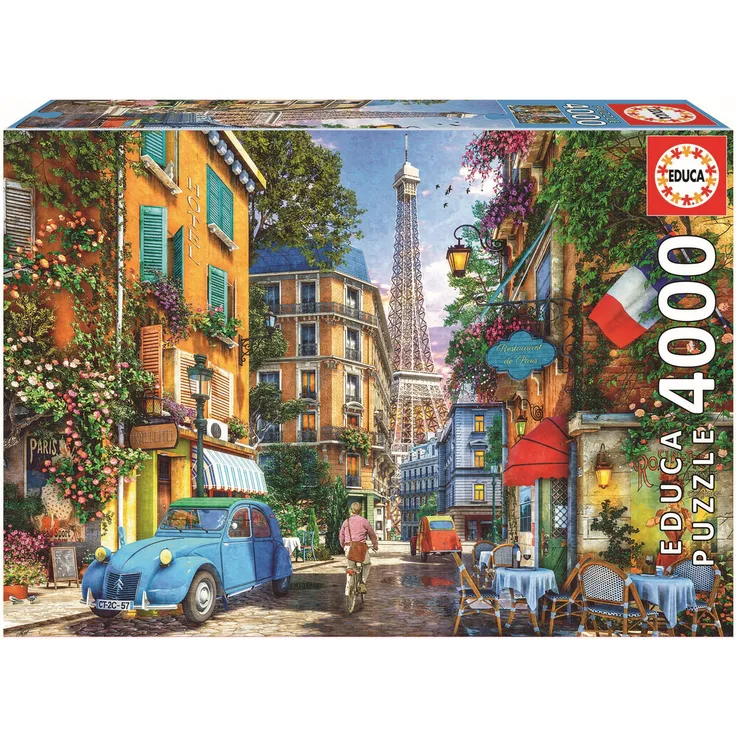 Carletto 9219284 - Educa, Paris Altstadt, Puzzle, 4000 Teile