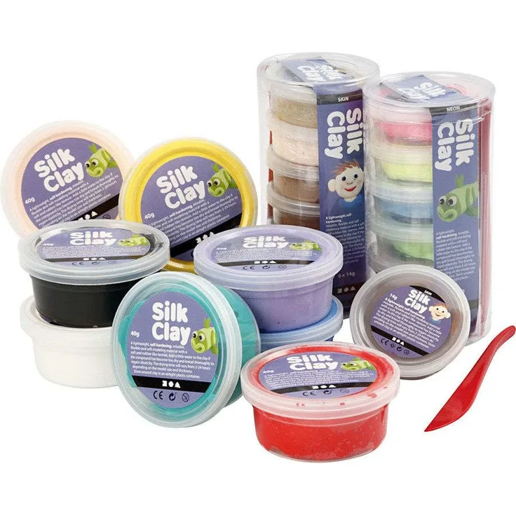 Silk Clay, Sortierte Farben, 22Dosen