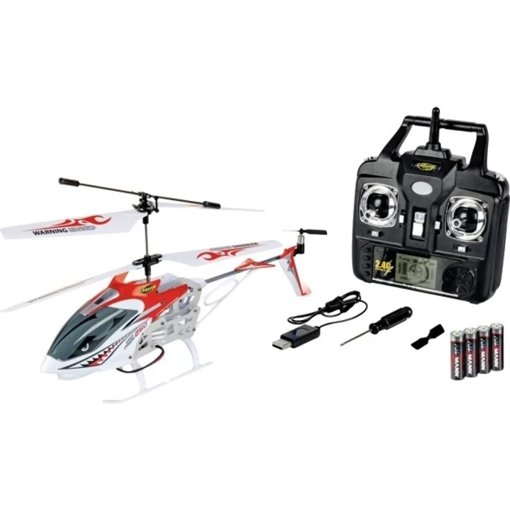 Ferngesteuerter RC-Hubschrauber Einsteigermodell Carson RC Sport Easy Tyran 250 285 mm RtF