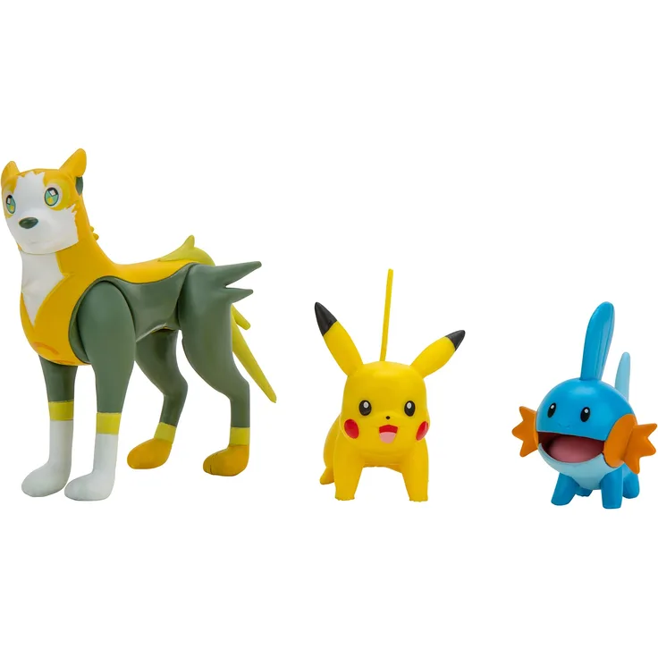 Pokemon Pokémon - Battle Figure Set (3PK: Mudkip Pikachu & Boltund) -