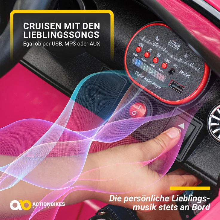 Kinder Elektroauto Mecedes Benz CLS350 Kinderauto Elektrofahrzeug Spielzeug Auto (Pink) – Bild 4