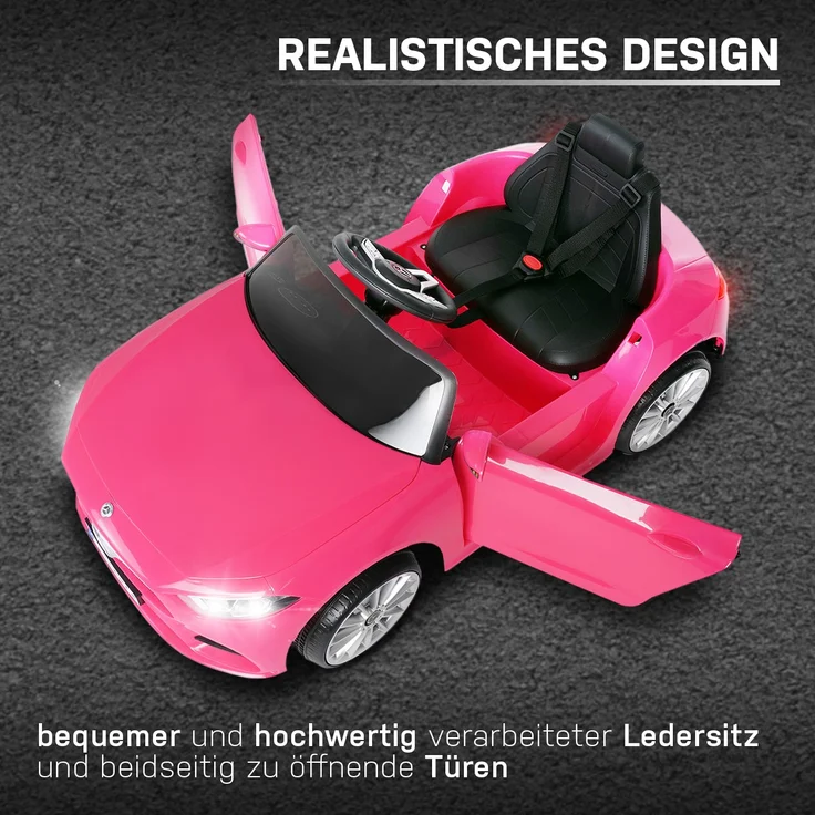 Kinder Elektroauto Mecedes Benz CLS350 Kinderauto Elektrofahrzeug Spielzeug Auto (Pink) – Bild 12