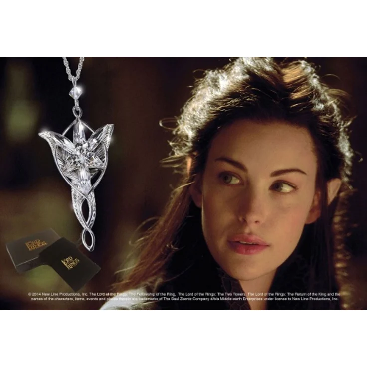 Herr der Ringe - Arwens Abendstern Kette – Bild 2