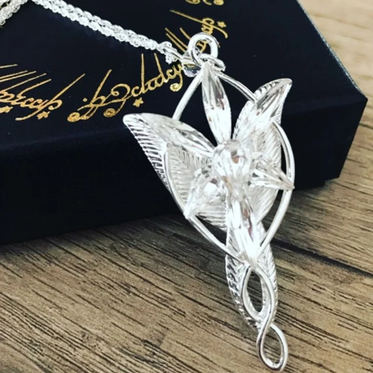 Herr der Ringe - Arwens Abendstern Kette – Bild 3