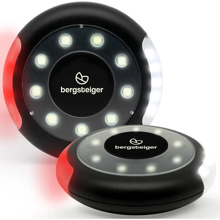 Bergsteiger Kinderwagenlicht, Buggylicht, 2 Kinderwagenlichter Set inkl. Batterien, 16 LED pro Licht, wasserdicht, passend für alle Kinderwagen, Bergsteiger Kinderwagen-Zubehör – Bild 1