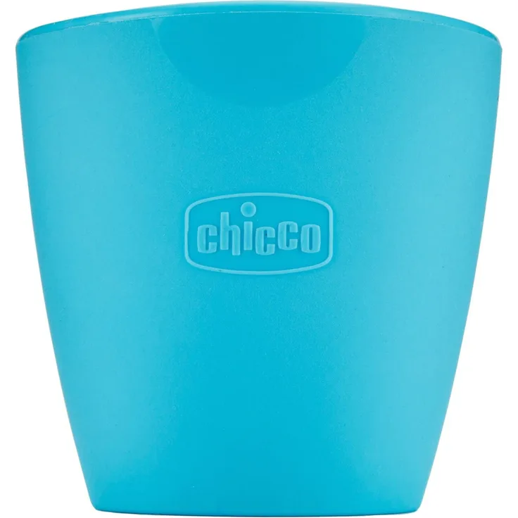 CHICCO SILIKONBECHER BLAU