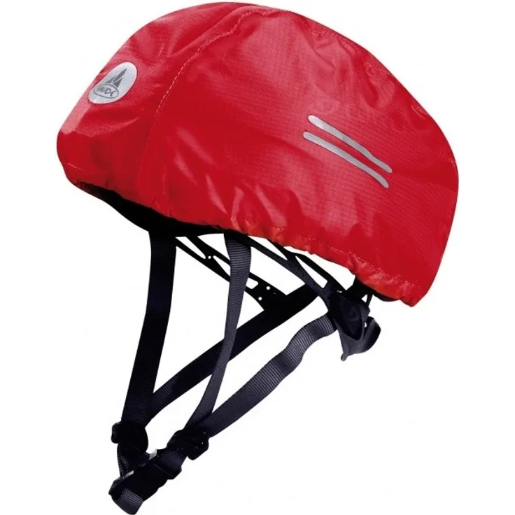 VAUDE Kids Helmet Raincover indian red - Gr??e One size