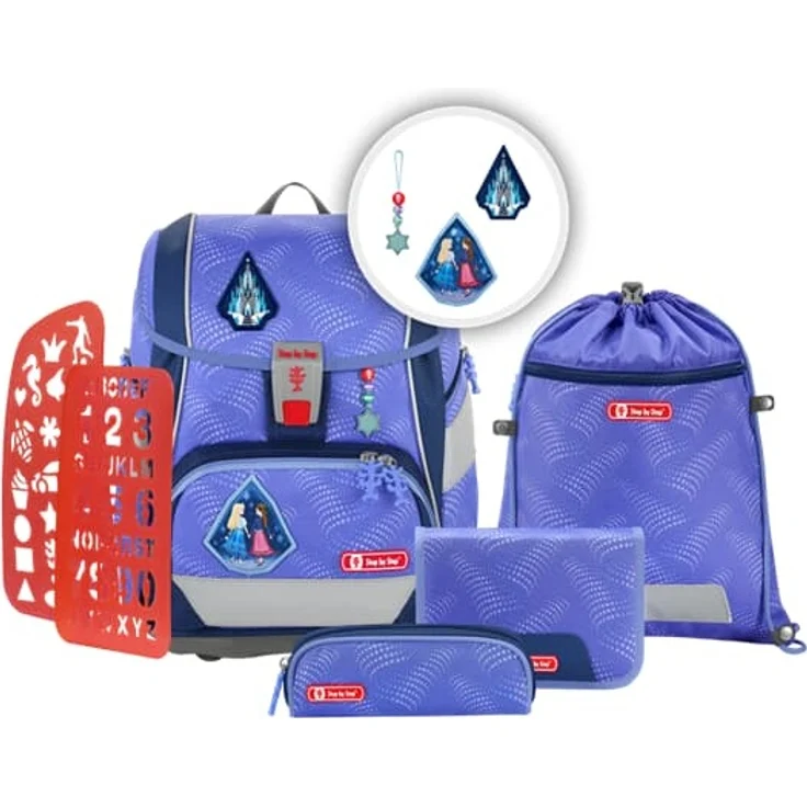STEP BY STEP Schulranzen Set 2IN1 PLUS 6-teilig "Ice Princess" – Bild 1