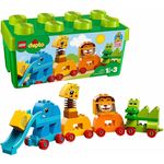 LEGO DUPLO 10863 'Meine erste Steinebox mit Ziehtieren', 34 Teile, ab 18 Monaten, kreatives Spielen