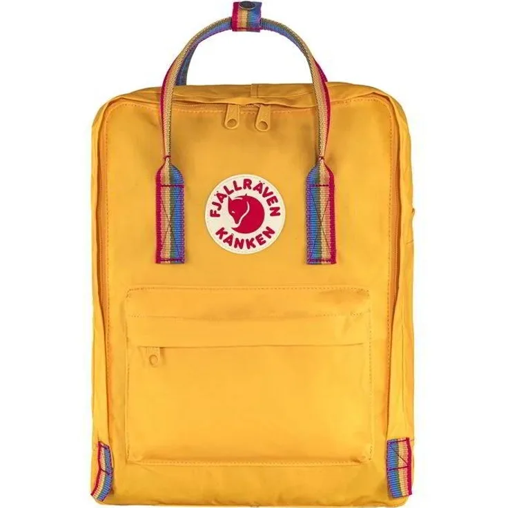 Fjällräven Kanken Rainbow warm yellow/rainbow - Größe 16 Liter