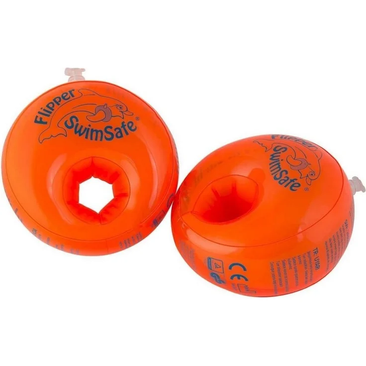 Flipper 'Swimsafe Schwimmhilfen mit unzerbrechlichem PE-Schaumkern', ab 12 Monaten, ab einem Armumfang von 13,5 cm geeignet – Bild 1