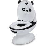 Bebeconfort Toilettensitz in Minigröße für Kinder, Toilette fürs Töpfchentraining mit süßem Panda, inklusive Spülgeräusch, geeignet ab 18 Monaten - Preisvergleich