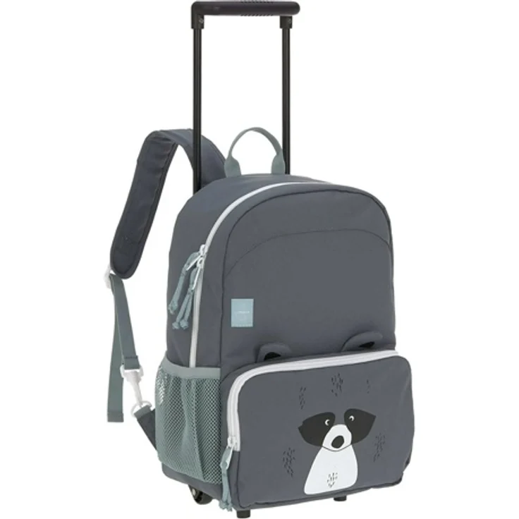 Lässig 'Kinderkoffer & Rucksack - Trolley Backpack, About Friends Waschbär', 12 l Fassungsvermögen, wasserabweisende Material, grau – Bild 1
