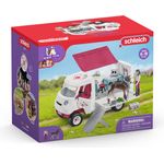 Schleich Horse Club 42439 'Mobile Tierärztin mit Hannoveraner Fohlen', ab 5 Jahren, 37 Teile, 30 x 25 x 14 cm - Preisvergleich