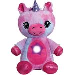 StarBelly Dream Lites Magisches Einhorn 2022 – Kuscheltier für magische Lichterstimmung in Regenbogenfarben – Stofftier mit praktischem 20 Minuten Sleep Timer