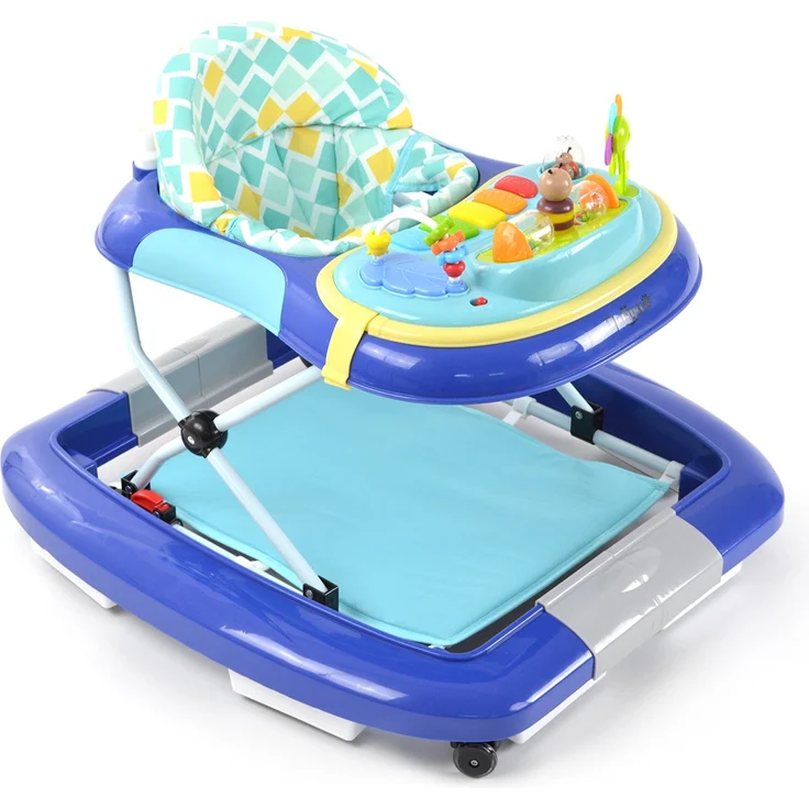 Daliya® BEBISTEP 4in1 Spiel- und Lauflernwagen (Blau) – Bild 2