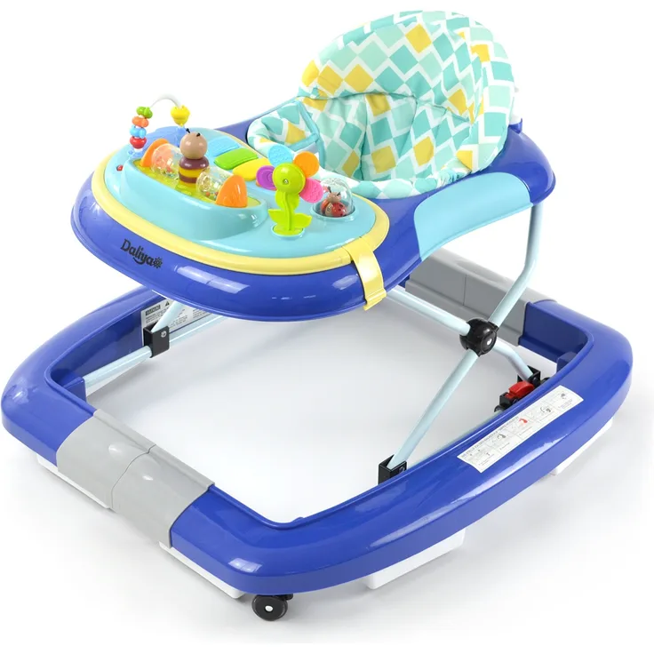 Daliya® BEBISTEP 4in1 Spiel- und Lauflernwagen (Blau)