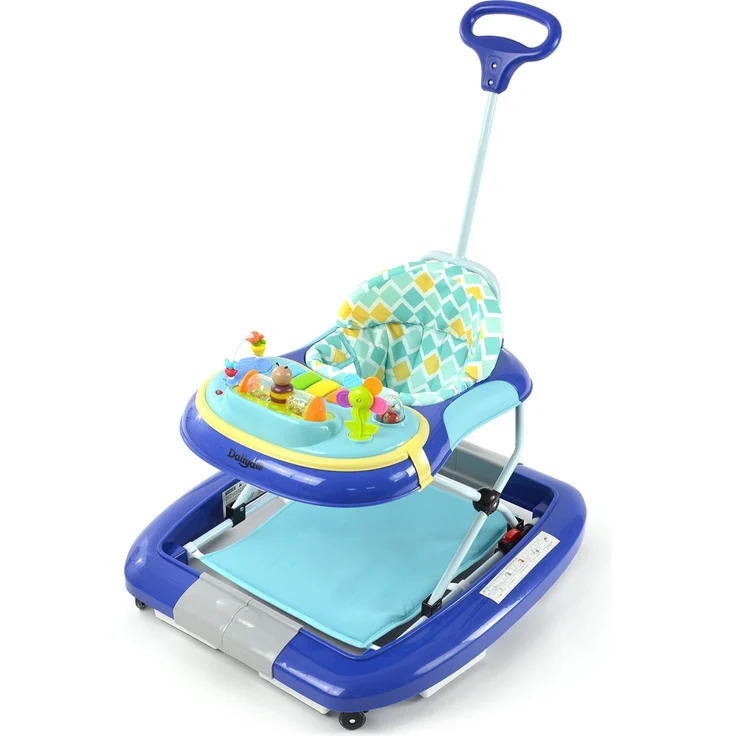 Daliya® BEBISTEP 4in1 Spiel- und Lauflernwagen (Blau) – Bild 4
