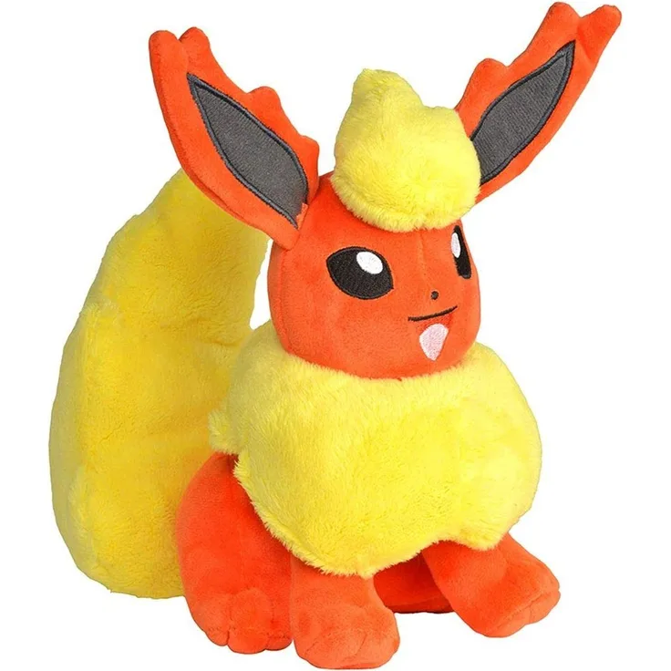 Auswahl Pokemon Plüsch-Figuren | 20 cm Plüsch-Tier | Stofftier | Kuscheltier, Plüsch:Flamara