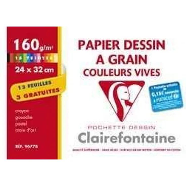 Clairefontaine Künstlerpapier a  Grain Aktionspack