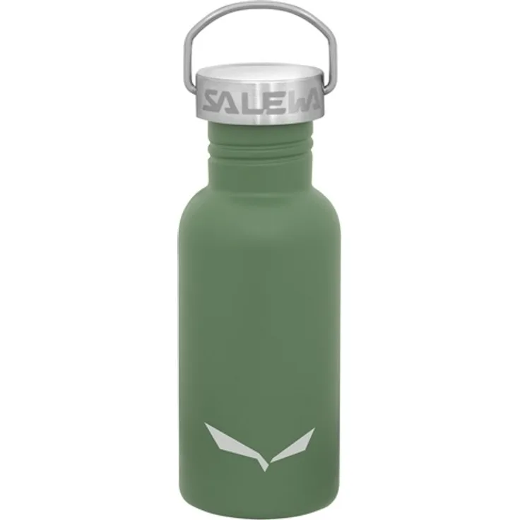 Salewa Aurino Stahl Trinkflasche 500ml Duck Green