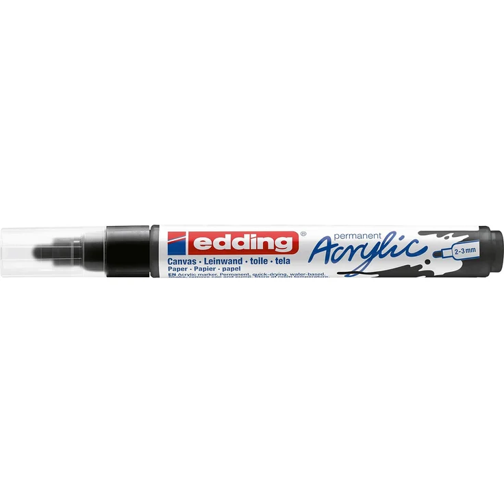 Edding 5000 | Acrylic marker medium Black – Bild 3