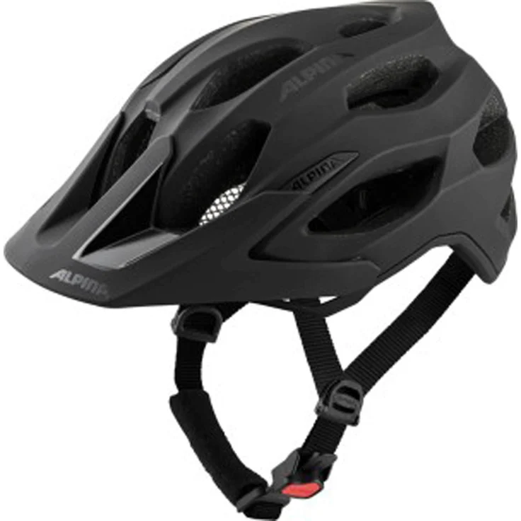 Alpina Carapax 2. 0 Black Matt, Größe 57 - 62 cm - Fahrradhelm, Farbe Schwarz – Bild 2