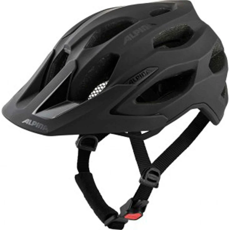 Alpina Carapax 2. 0 Black Matt, Größe 57 - 62 cm - Fahrradhelm, Farbe Schwarz – Bild 1