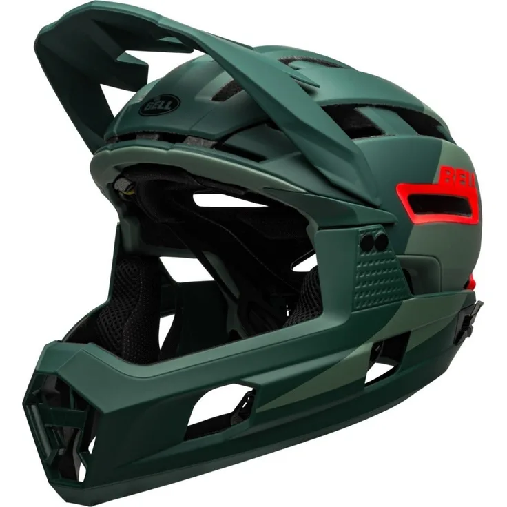 Bell Super Air R Mips Fahrradhelm - Grün/Orange 58 - 62 cm