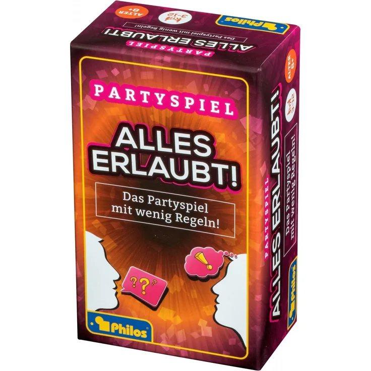 Philos 5203 - Alles erlaubt! Partyspiel mit wenig Regeln!