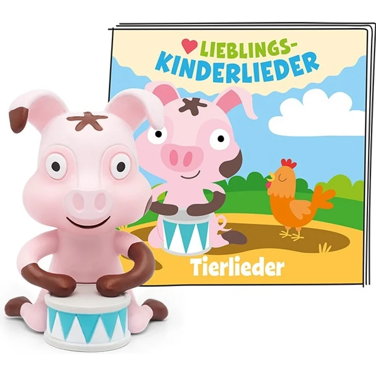 Tonies Lieblings-Kinderlieder 'Tierlieder (neuer Audioinhalt)' Hörfigur mit 53 Minuten Spielzeit, ab 3 Jahren – Bild 1