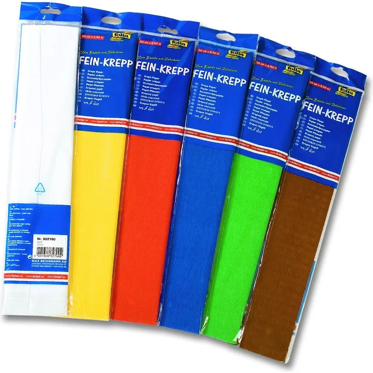 Glorex Krepp-Papier 32g/m2 gold