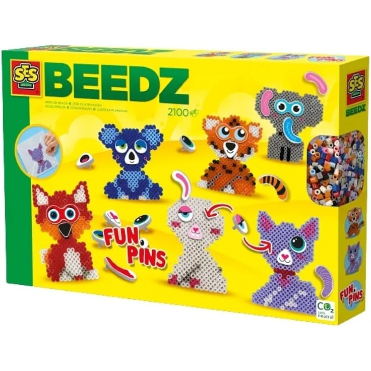 bügelset Beedz FunPins tiere junior 2133 Stück