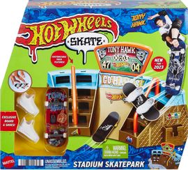 Hot Wheels Skate Stadion-Set mit exklusivem Fingerboard
