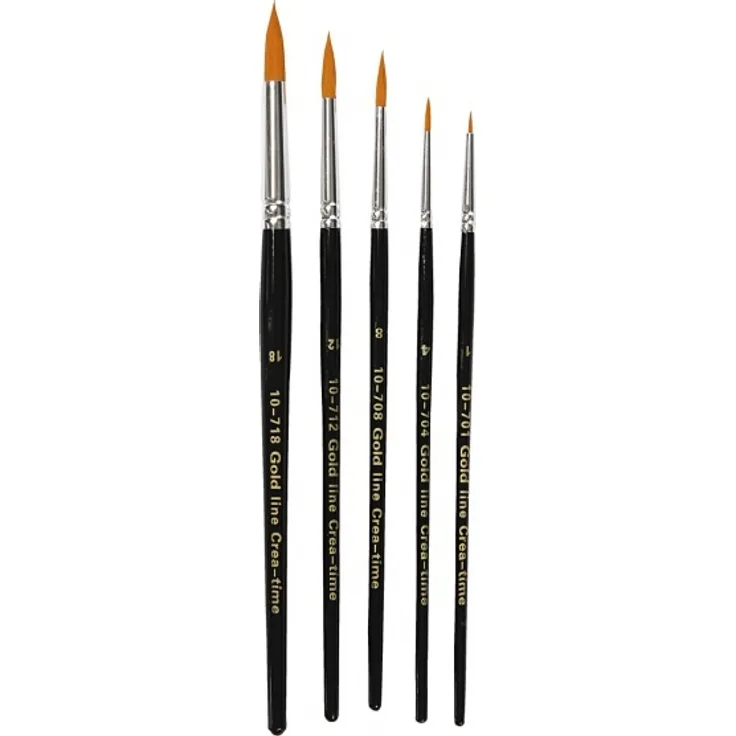 Creativ Company Gold Line - Brushes (No. 1 + 18)