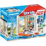 PLAYMOBIL City Life 70818 Starter Pack 'Kinderärztin', 57 Teile, ab 4 Jahren
