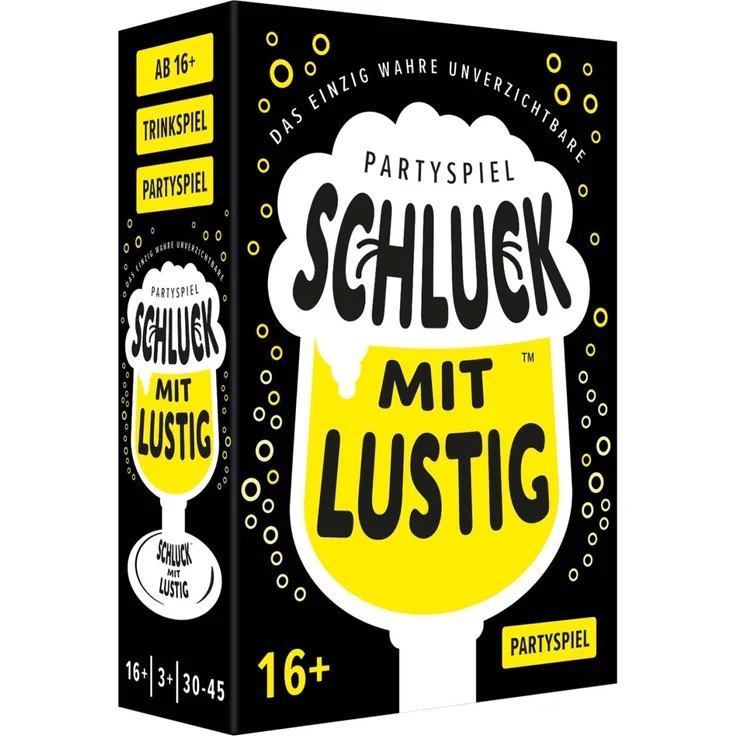 Schluck mit lustig