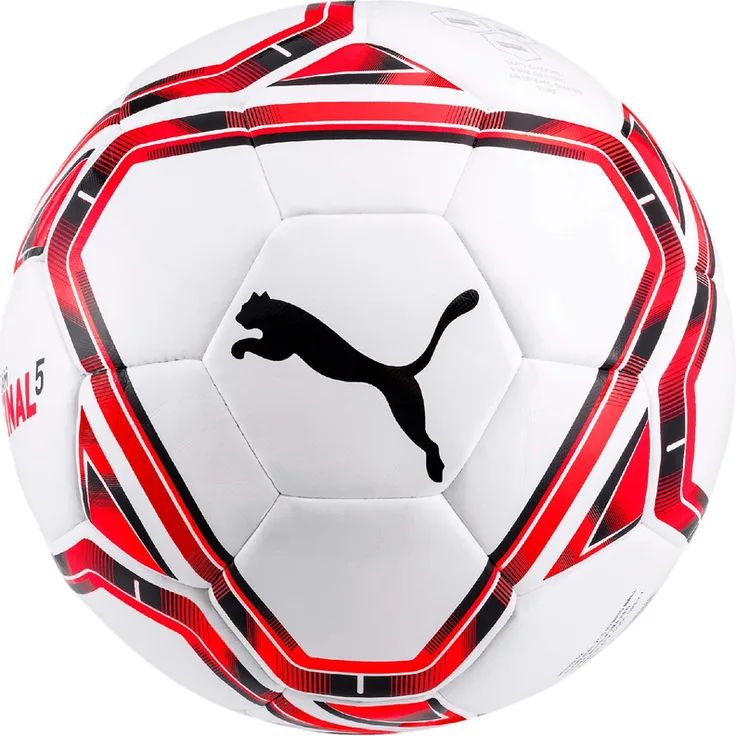 PUMA teamFINAL 21. 5 Hybrid Fußball puma white/puma red/puma black 3