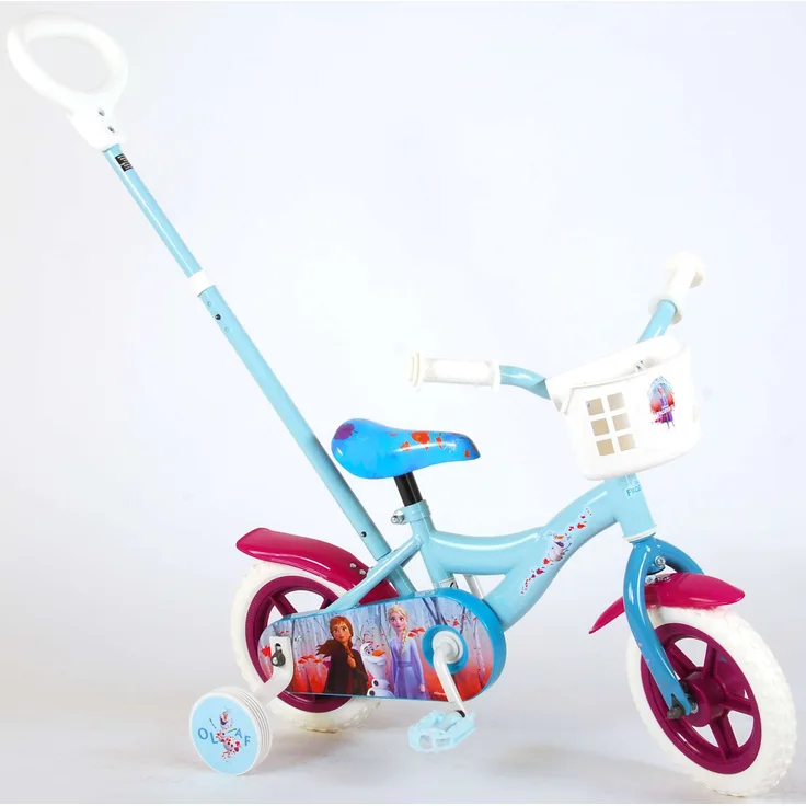Disney Frozen 2 Kinderfahrrad - Mädchen - 10 Zoll - Blau / Lila