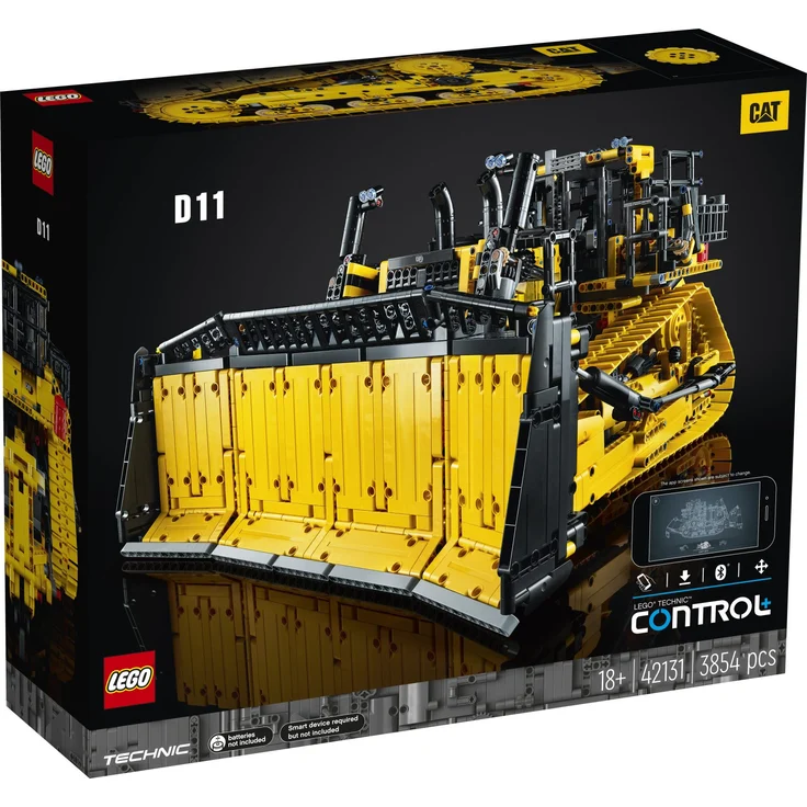 LEGO Technic 42131 'Cat D11 Bulldozer', 3854 Teile, ab 18 Jahren, steuerbar per App – Bild 3