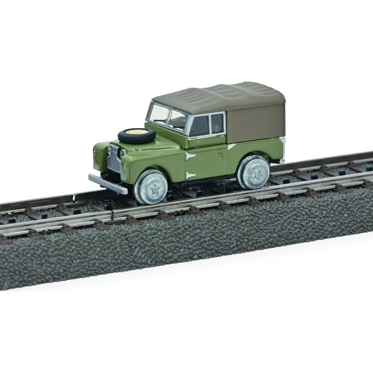 Schuco 452663600 MHI 1:87 Land Rover 88 grn - Schienenfahrzeug