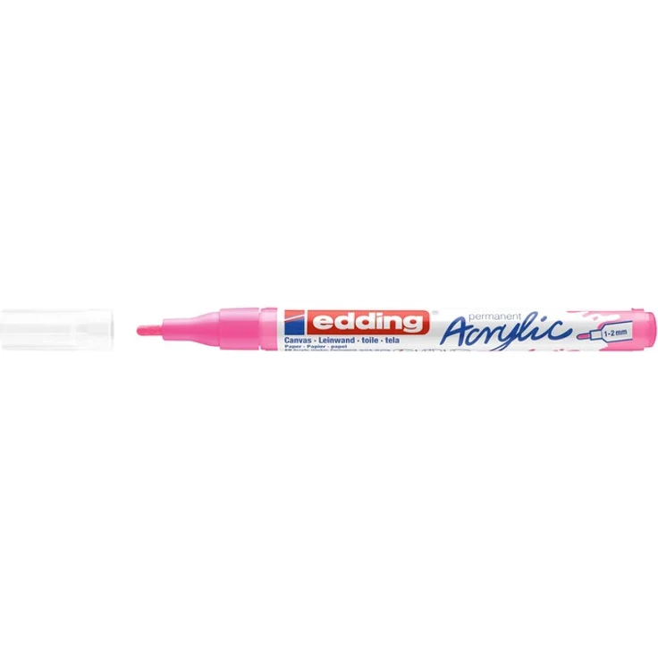 edding 5300 Acrylmarker fein neonpink – Bild 1