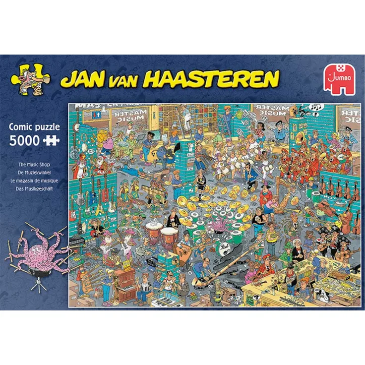 puzzlespiel Jan van Haasteren De Muziekwinkel 5000 Teile